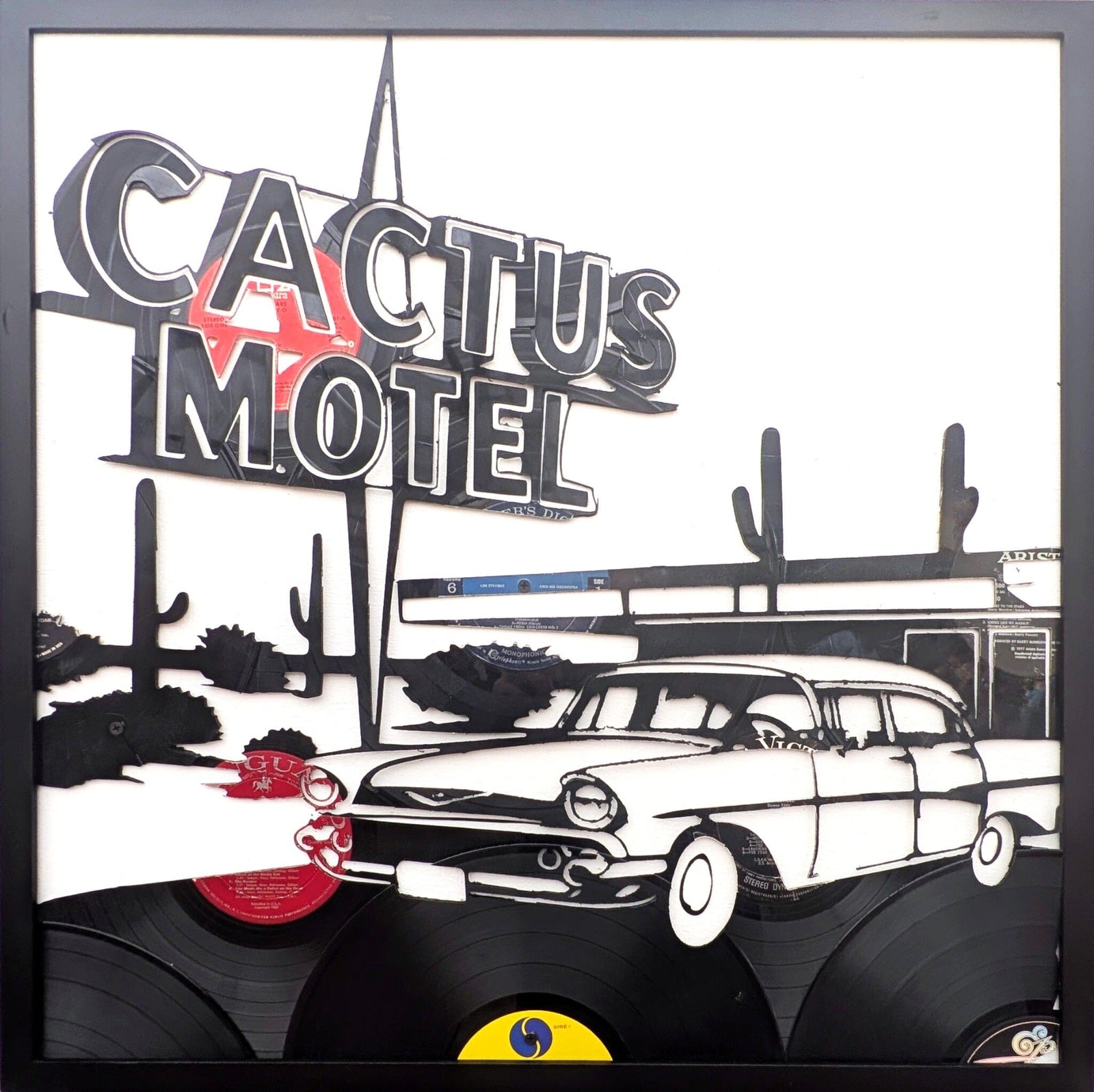A Prickly Welcome Vinyl Record Art Deadwax Art 