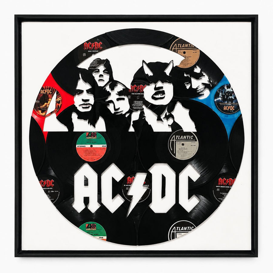 AC/DC Wall Art Deadwax Art 