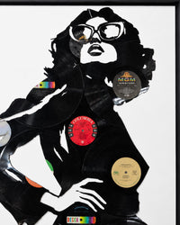 Champagne Energy Wall Art Deadwax Art 