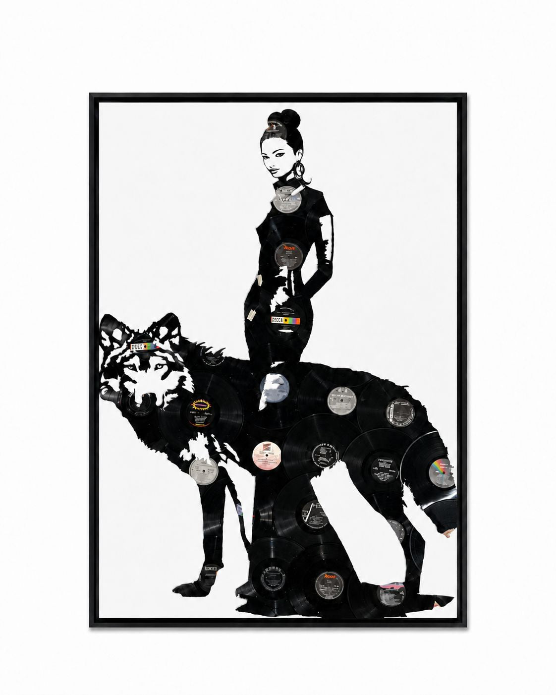 The Company She Keeps Wall Art Deadwax Art 