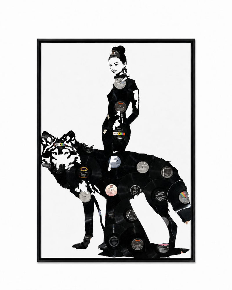 The Company She Keeps Wall Art Deadwax Art 