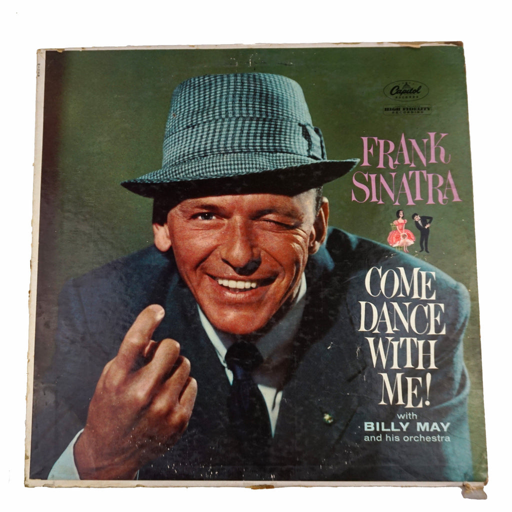 Frank Sinatra Vinyl Record Art - Deadwax Art