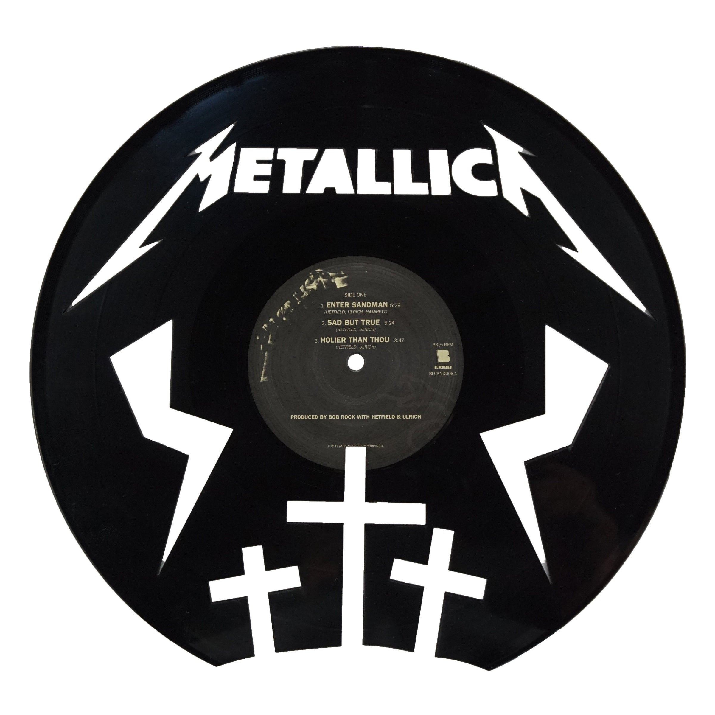 Metallica Vinyl Record Art Deadwax Art