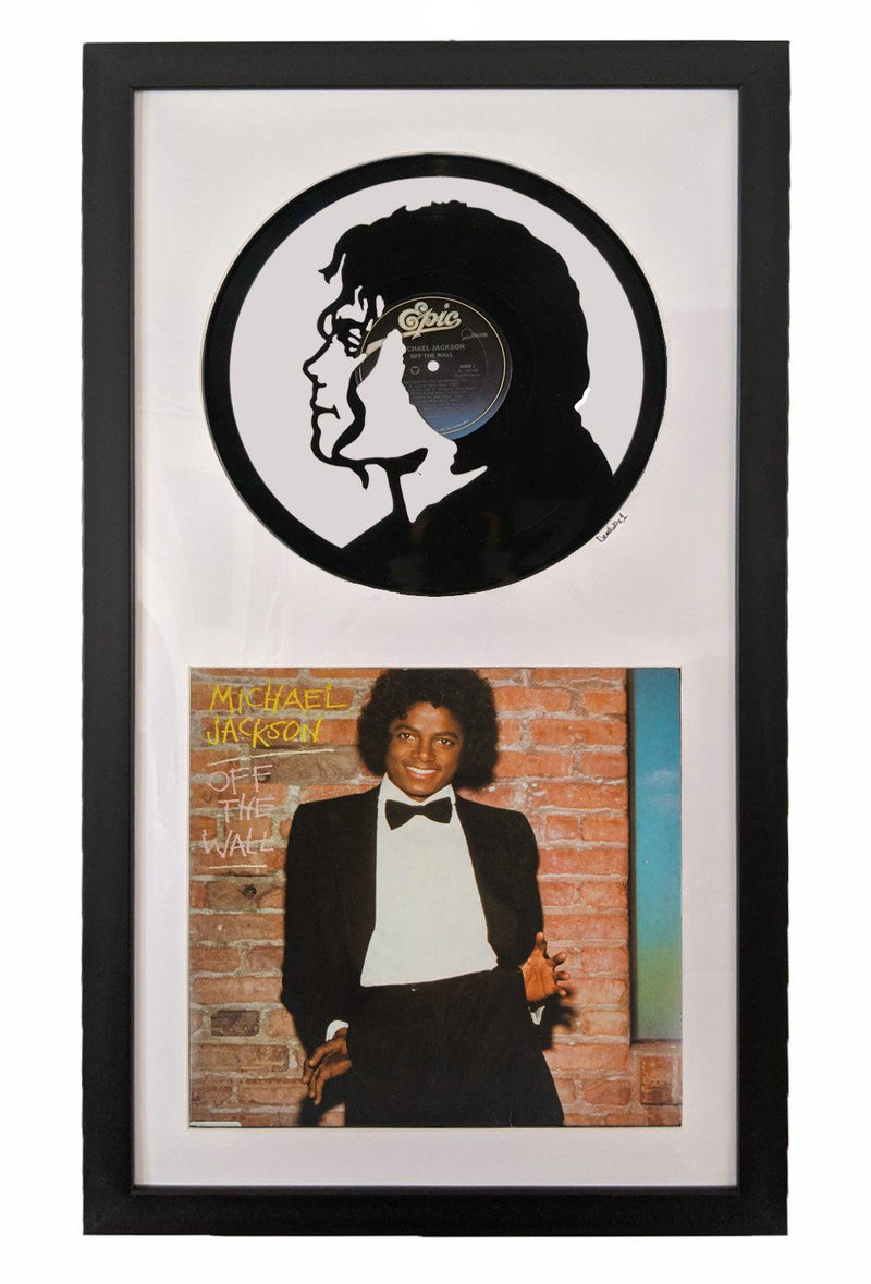 Michael Jackson Vinyl Record Art