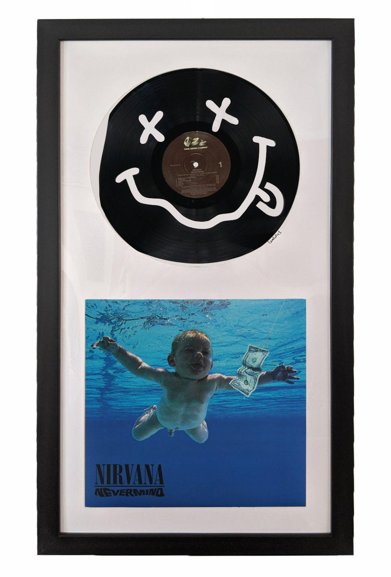 Nirvana Vinyl Record Art - Deadwax Art